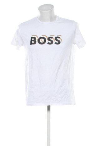 Ανδρικό t-shirt BOSS, Μέγεθος L, Χρώμα Λευκό, Τιμή 37,99 €, #136385627