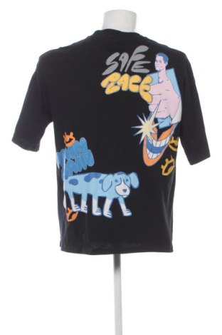 Tricou de bărbați Bershka, Mărime M, Culoare Negru, Preț 51,00 Lei