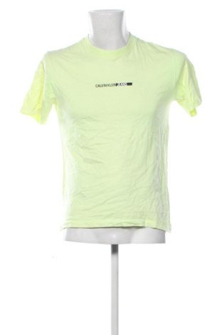 Herren T-Shirt Calvin Klein Jeans, Größe M, Farbe Gelb, Preis € 20,99