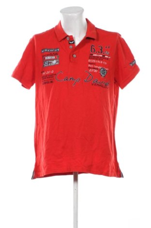 Herren T-Shirt Camp David, Größe XXL, Farbe Rot, Preis € 32,99