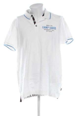Ανδρικό t-shirt Camp David, Μέγεθος 3XL, Χρώμα Λευκό, Τιμή 20,99 €
