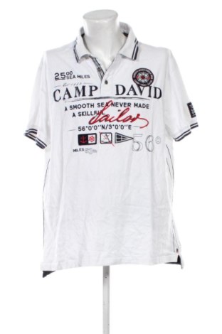 Мъжка тениска Camp David, Размер 3XL, Цвят Бял, Цена 17,89 €, #136327435