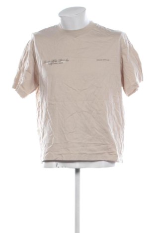 Ανδρικό t-shirt H&M, Μέγεθος L, Χρώμα  Μπέζ, Τιμή 11,99 €