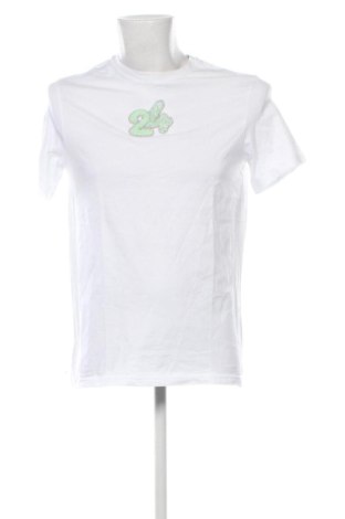 Męski T-shirt H&M, Rozmiar S, Kolor Biały, Cena 46,99 zł