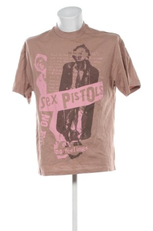 Мъжка тениска H&M Divided, Размер M, Цвят Кафяв, Цена 13,29 €