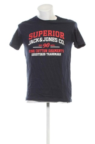 Męski T-shirt Jack & Jones, Rozmiar M, Kolor Niebieski, Cena 37,99 zł