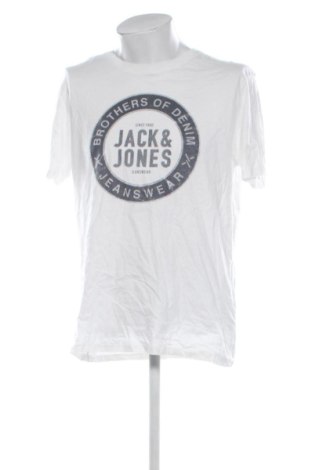 Herren T-Shirt Jack & Jones, Größe XXL, Farbe Weiß, Preis € 9,99