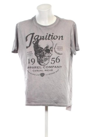 Męski T-shirt Jean Pascale, Rozmiar XXL, Kolor Szary, Cena 51,99 zł