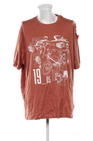 Tricou de bărbați Kiabi, Mărime 5XL, Culoare Maro, Preț 98,99 Lei