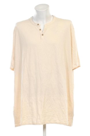 Tricou de bărbați Kiabi, Mărime 5XL, Culoare Bej, Preț 98,99 Lei