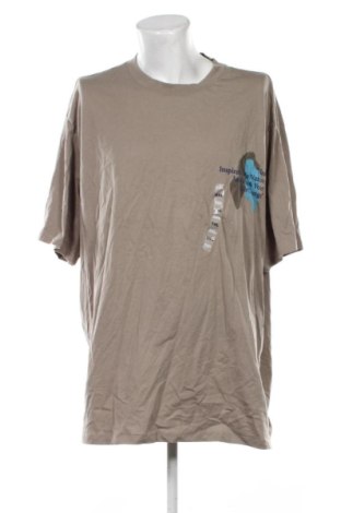 Мъжка тениска Kiabi, Размер 5XL, Цвят Бежов, Цена 16,36 €