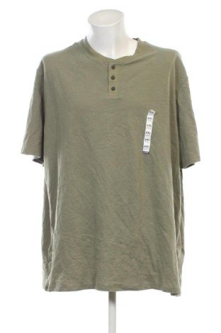 Tricou de bărbați Kiabi, Mărime 5XL, Culoare Verde, Preț 60,99 Lei