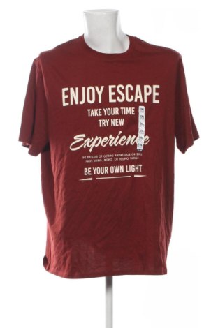 Męski T-shirt Kiabi, Rozmiar 3XL, Kolor Brązowy, Cena 51,99 zł