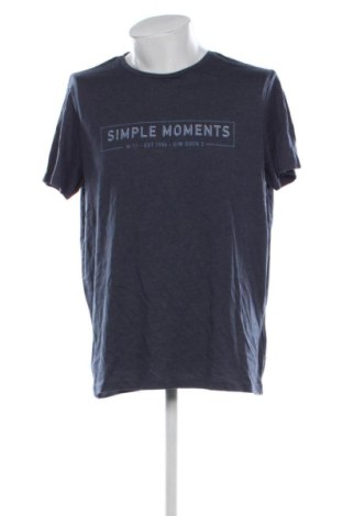 Ανδρικό t-shirt Livergy, Μέγεθος XL, Χρώμα Μπλέ, Τιμή 11,99 €