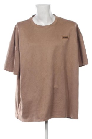 Pánské tričko  Manfinity, Velikost 5XL, Barva Hnědá, Cena  229,00 Kč