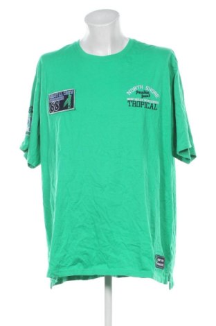 Herren T-Shirt North Route, Größe 5XL, Farbe Grün, Preis € 20,99