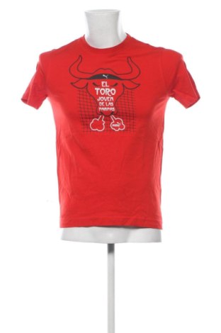 Męski T-shirt PUMA, Rozmiar S, Kolor Czerwony, Cena 72,99 zł