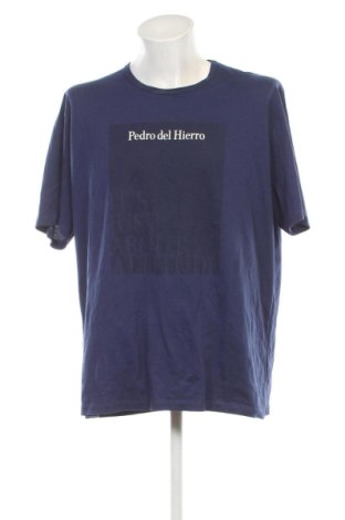 Pánske tričko  Pedro Del Hierro, Veľkosť 3XL, Farba Modrá, Cena  16,95 €