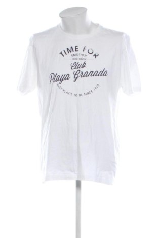 Tricou de bărbați Robinson, Mărime XXL, Culoare Alb, Preț 60,99 Lei