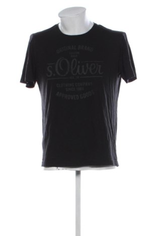 Tricou de bărbați S.Oliver, Mărime L, Culoare Negru, Preț 47,99 Lei