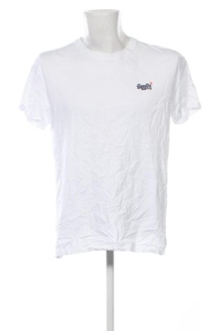 Męski T-shirt Superdry, Rozmiar XXL, Kolor Biały, Cena 48,99 zł
