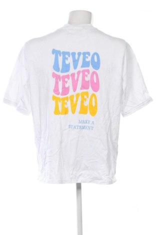 Ανδρικό t-shirt Teveo, Μέγεθος L, Χρώμα Λευκό, Τιμή 15,99 €