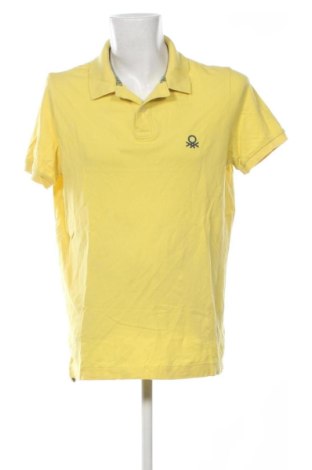 Pánské tričko  United Colors Of Benetton, Velikost XXL, Barva Žlutá, Cena  283,00 Kč