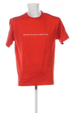 Pánske tričko  United Colors Of Benetton, Veľkosť L, Farba Červená, Cena  20,95 €