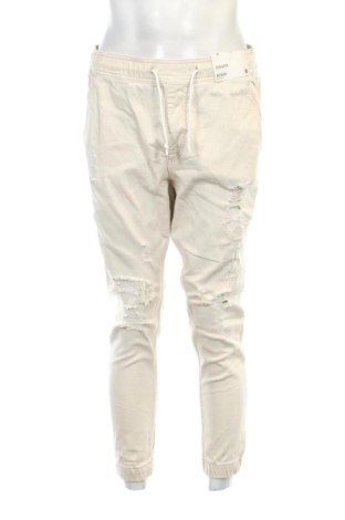 Pánske džínsy  Bershka, Veľkosť M, Farba Kremová, Cena  37,95 €