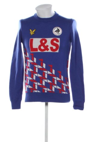 Ανδρικό πουλόβερ Lyle & Scott, Μέγεθος S, Χρώμα Μπλέ, Τιμή 32,00 €