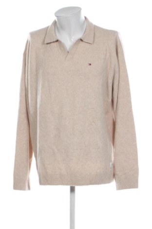 Pulover de bărbați Tommy Hilfiger, Mărime XXL, Culoare Bej, Preț 225,99 Lei