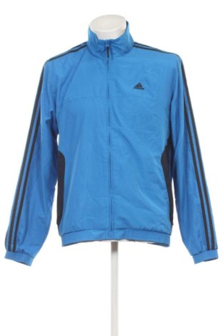 Ανδρική αθλητική ζακέτα Adidas, Μέγεθος M, Χρώμα Μπλέ, Τιμή 29,99 €