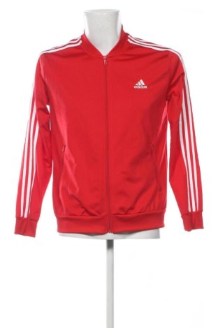 Ανδρική αθλητική ζακέτα Adidas, Μέγεθος S, Χρώμα Κόκκινο, Τιμή 24,54 €