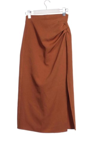 Spódnica Stradivarius, Rozmiar XS, Kolor Brązowy, Cena 61,99 zł