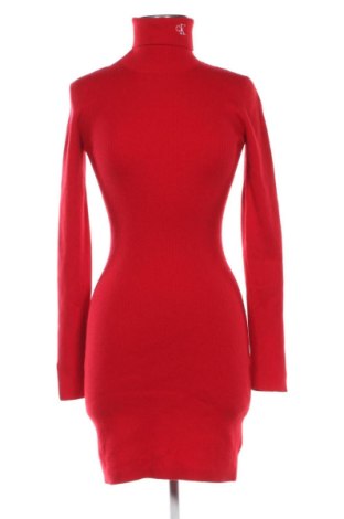 Kleid Calvin Klein Jeans, Größe XS, Farbe Rot, Preis 34,72 €