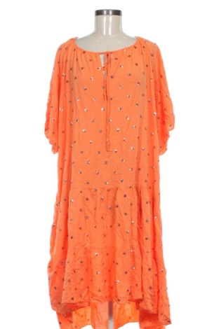 Sukienka Unbranded, Rozmiar 4XL, Kolor Pomarańczowy, Cena 104,99 zł