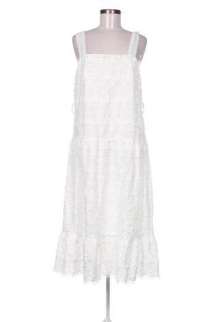Kleid Zara, Größe L, Farbe Weiß, Preis 19,66 €