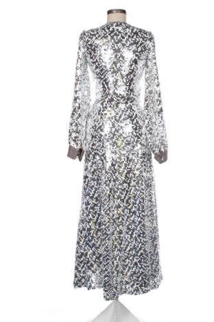 Rochie Zara, Mărime L, Culoare Argintiu, Preț 205,00 Lei