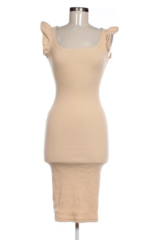 Dámske šaty s trákmi  Unbranded, Veľkosť M, Farba Béžová, Cena  32,00 €