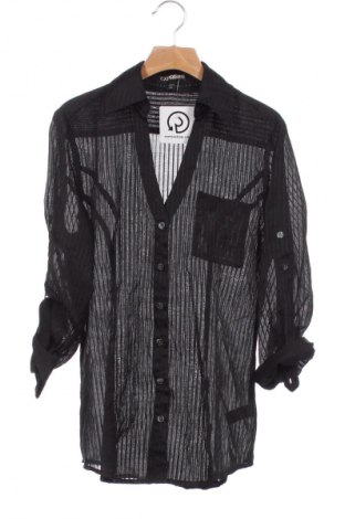 Γυναικείο πουκάμισο Express, Μέγεθος XS, Χρώμα Μαύρο, Τιμή 1,99 €