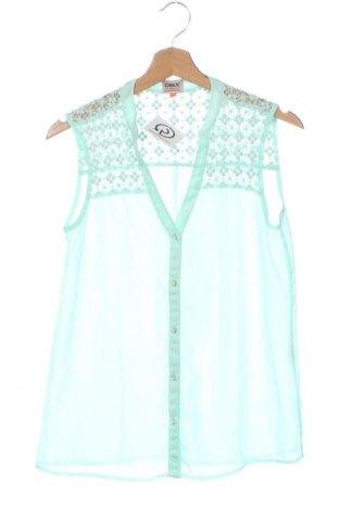 Дамска риза ONLY, Размер XS, Цвят Зелен, Цена 2,04 €