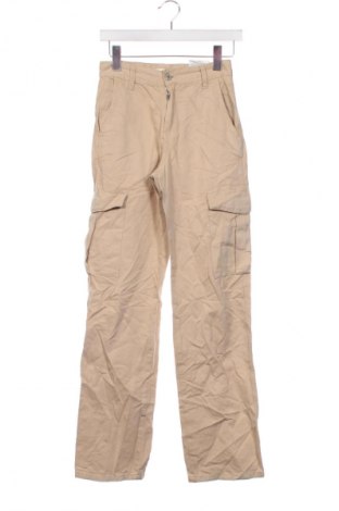 Dámské kalhoty  Pull&Bear, Velikost XXS, Barva Béžová, Cena  59,00 Kč