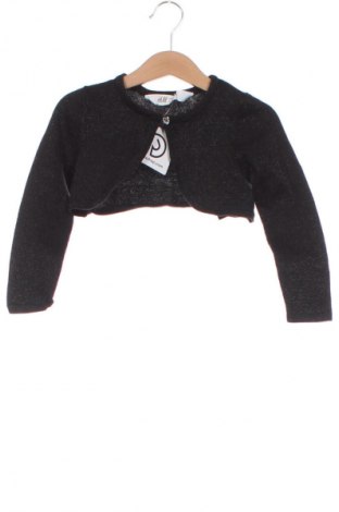 Dziecięcy kardigan H&M, Rozmiar 18-24m/ 86-98 cm, Kolor Czarny, Cena 15,99 zł