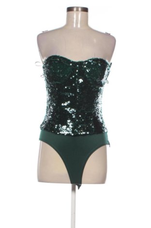 Дамска блуза - боди Zara, Размер M, Цвят Зелен, Цена 32,00 €