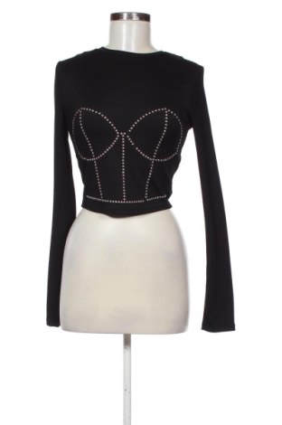Damen Shirt Bershka, Größe M, Farbe Schwarz, Preis € 10,00