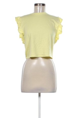 Bluză de femei Bershka, Mărime XS, Culoare Galben, Preț 51,00 Lei
