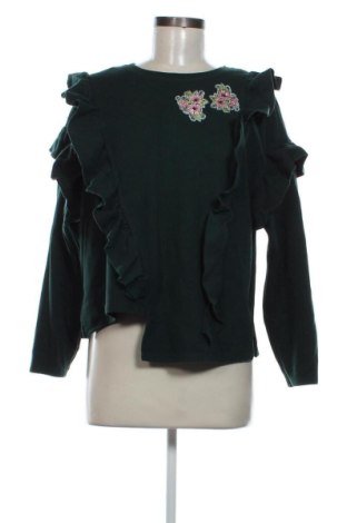 Damen Shirt Bershka, Größe L, Farbe Grün, Preis 9,78 €