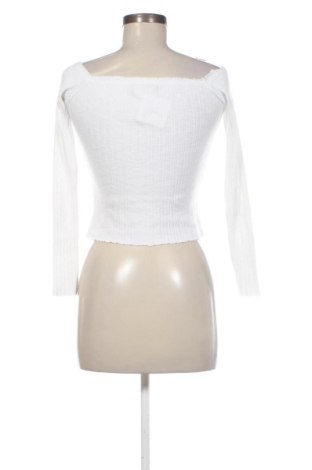 Bluză de femei Bershka, Mărime M, Culoare Alb, Preț 60,99 Lei