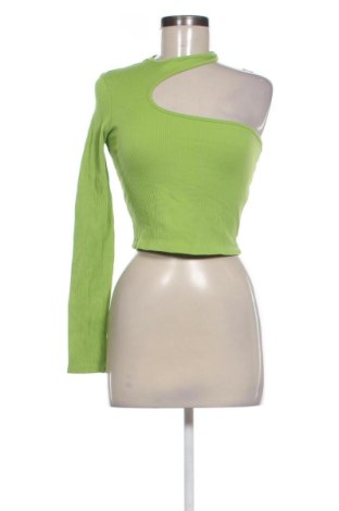 Damen Shirt Bershka, Größe M, Farbe Grün, Preis 12,99 €