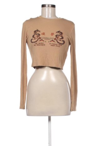 Dámska blúza Bershka, Veľkosť L, Farba Béžová, Cena  9,78 €